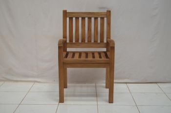 Stuhl Beaufort aus Teakholz Kasar