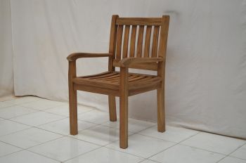 Stuhl Beaufort aus Teakholz Kasar