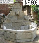 NF-506 Natursteinbrunnen mit antikfinish (Blaustein)